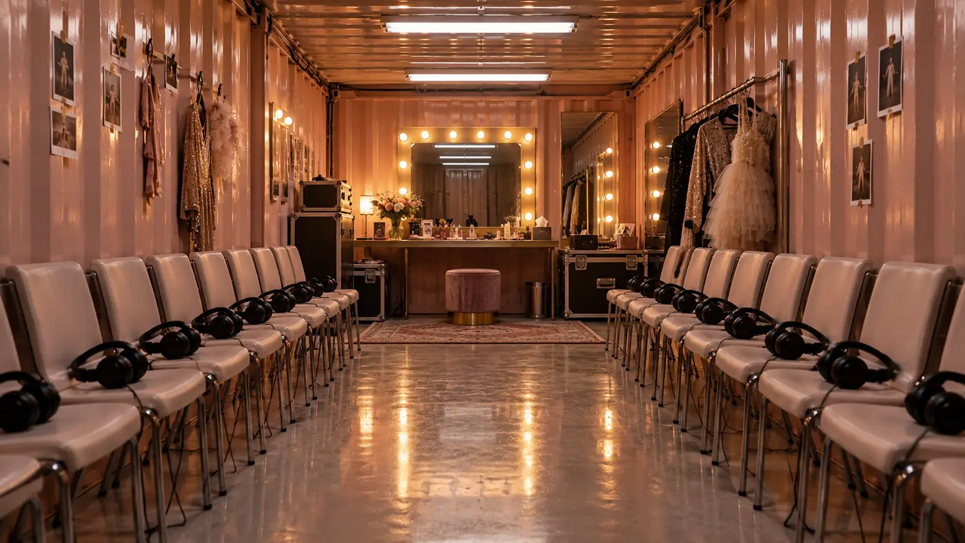 INGÉNUE dressing room inspired listening space